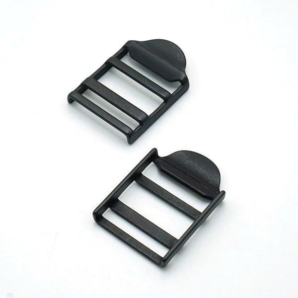Solid Copper Antique Bronze Tri-Bar Slider
