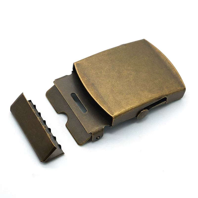 Solid Copper Belt Buckle 40mm