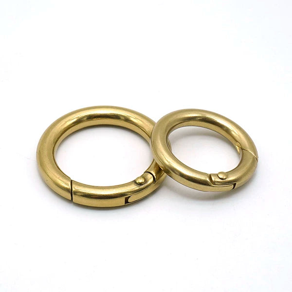 Solid Brass Open O-Ring 2 Pcs