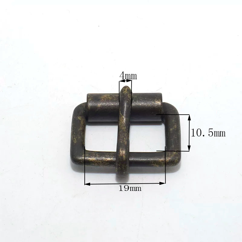 Solid Brass Antique Bronze Vintage Roller Buckle