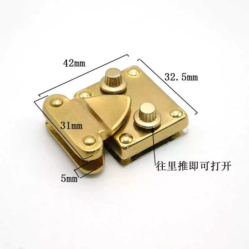 Solid Brass Women's Button