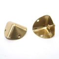Premium Solid Brass Luggage Leathercraft Hardware 护 Corner Bag Edge Buckle Gift Box Triangle Bag Corner Buckle 护 Corner Buckle