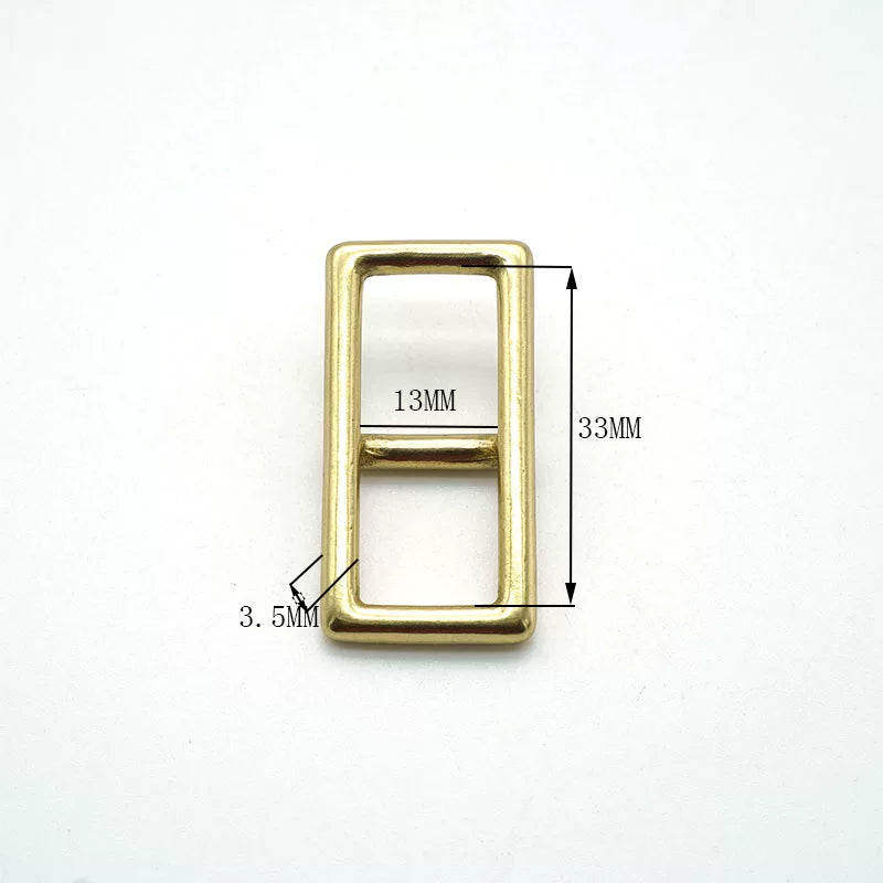 Solid Brass Tri-Glide for 13mm Strap