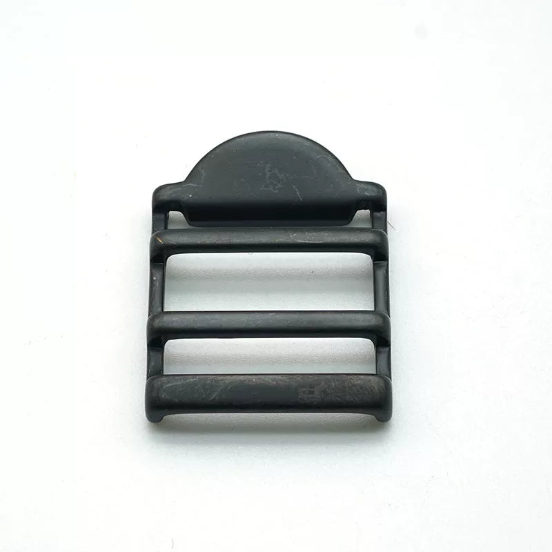 Solid Copper Oxidized Vintage Tri-Bar Slider for 26mm Strap