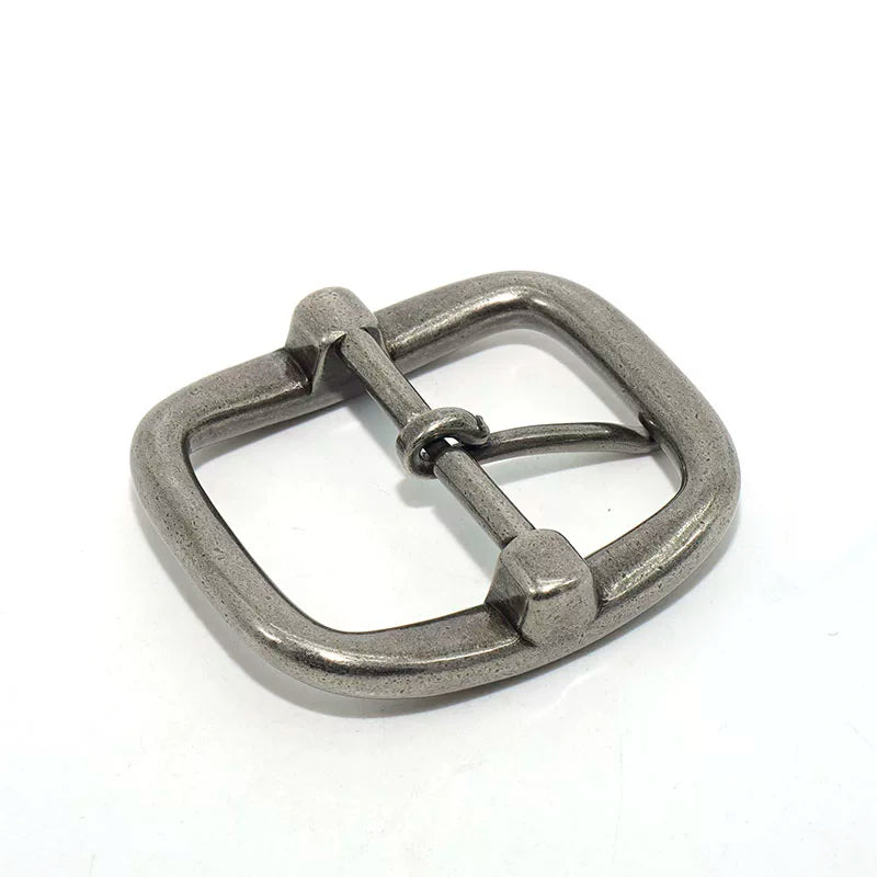 Solid Copper Antique Silver Plated Men's Women's Tri-Glide Pin