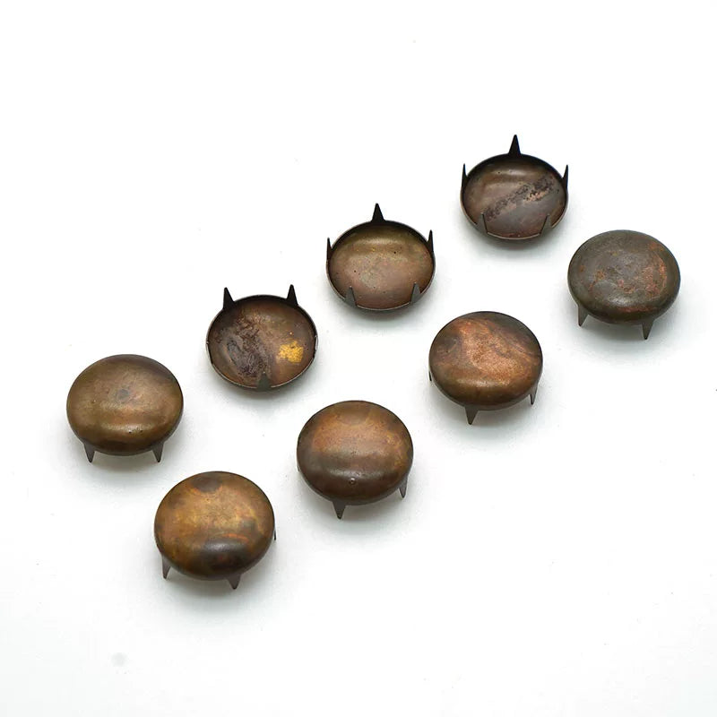 Solid Copper Oxidized Vintage Rivet 15x4mm
