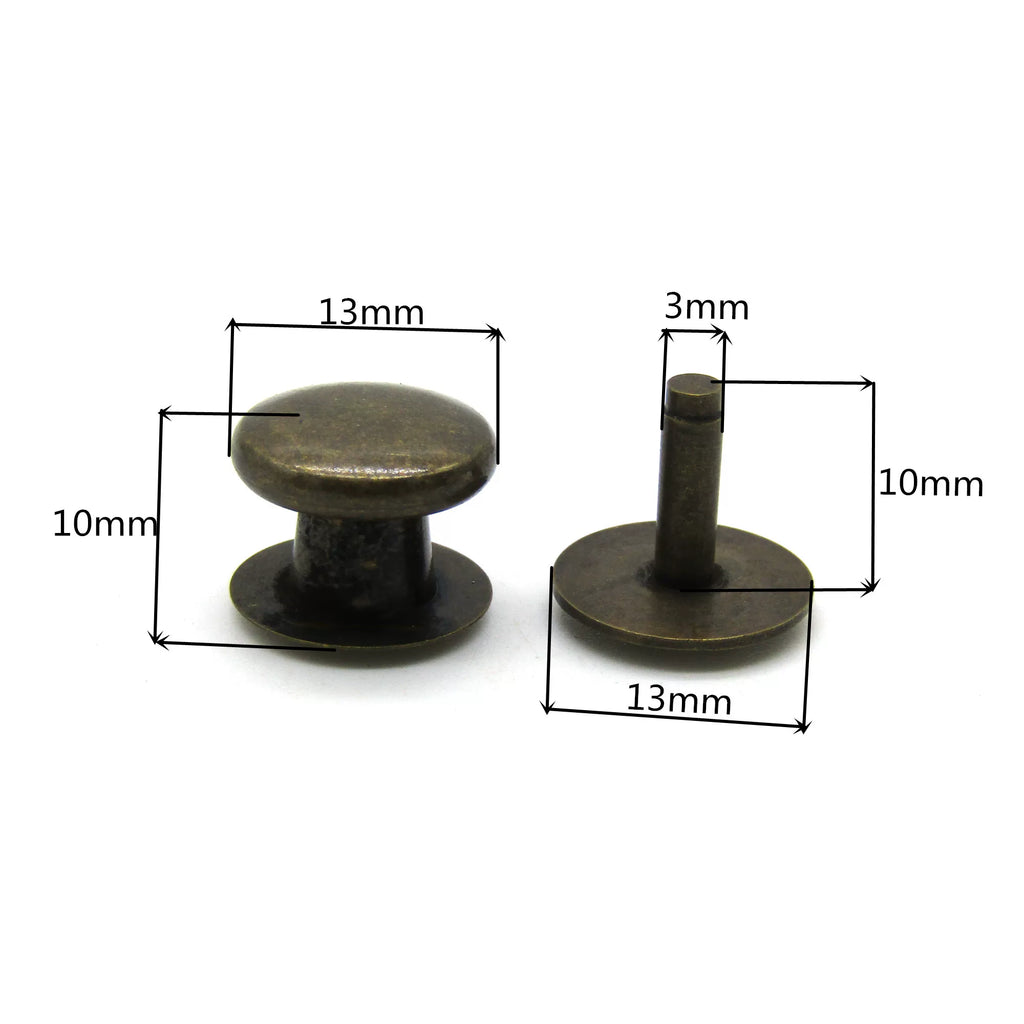 Solid Copper Nipple Stud