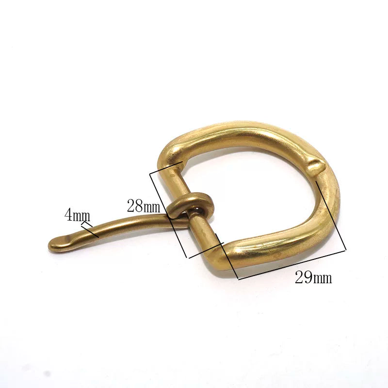 Solid Brass Pin Buckle for 28mm Strap
