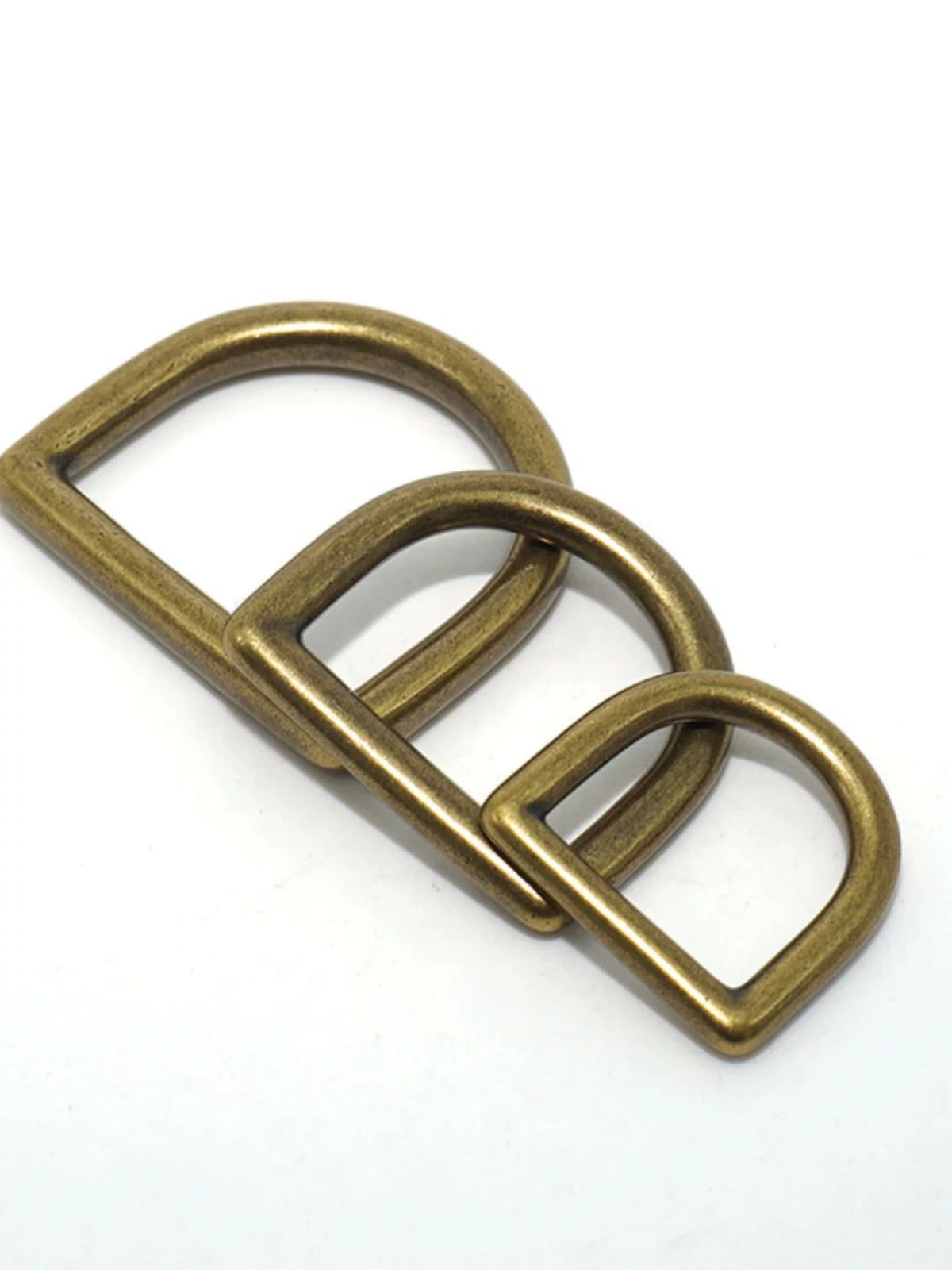 Solid Brass Seamless D-Ring