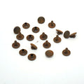 Solid Copper Vintage Button