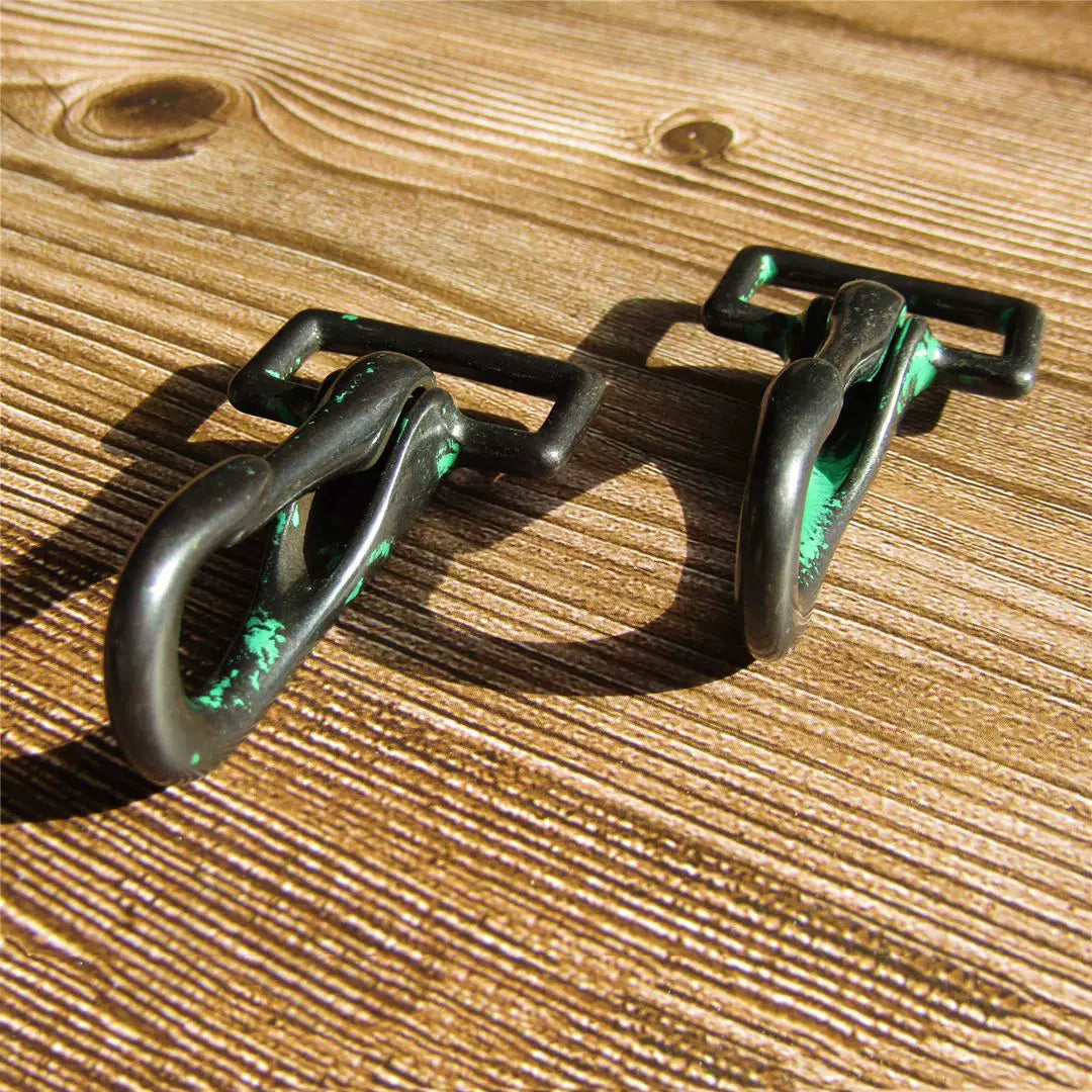 Solid Copper Oxidized Vintage Snap Hook for 25mm Strap