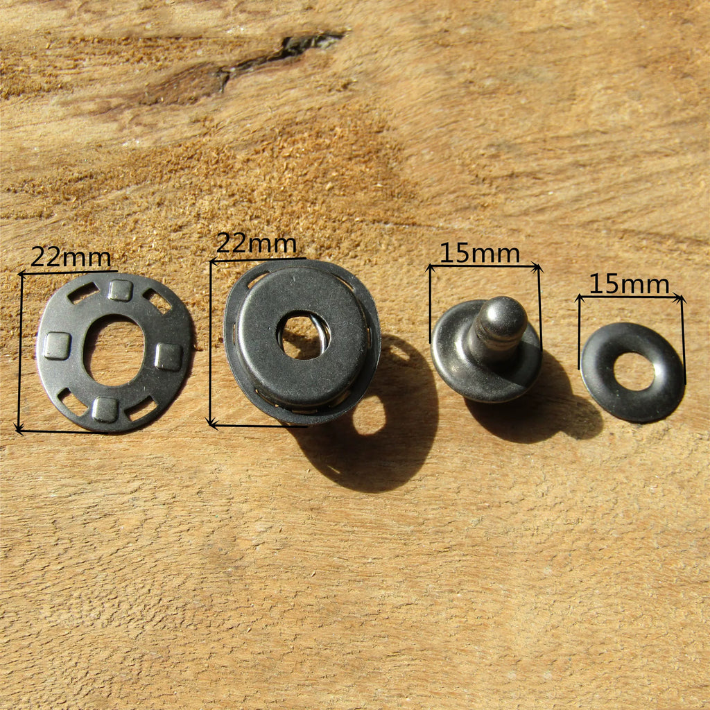Solid Brass Vintage Western Snap Fastener