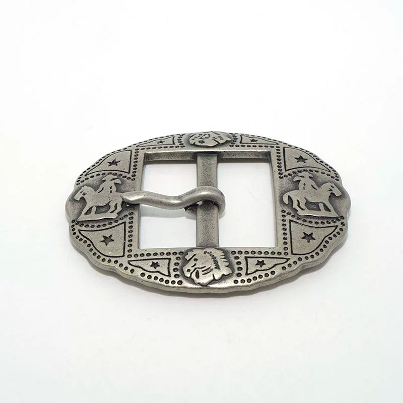 Solid Brass Vintage Men's Pin Buckle