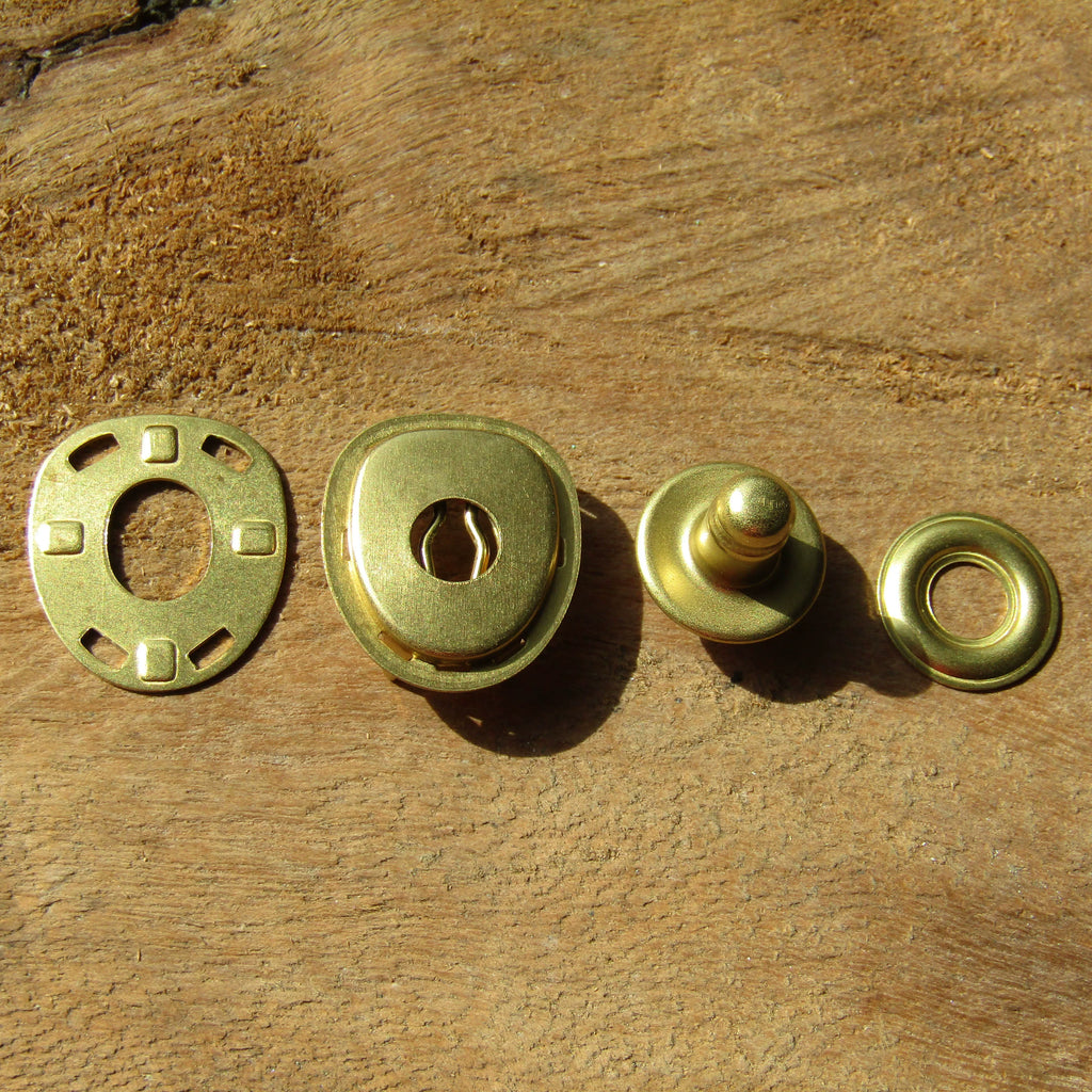 Solid Brass Vintage Western Snap Fastener