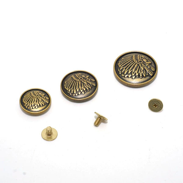 Solid Brass Vintage Wallet Snap