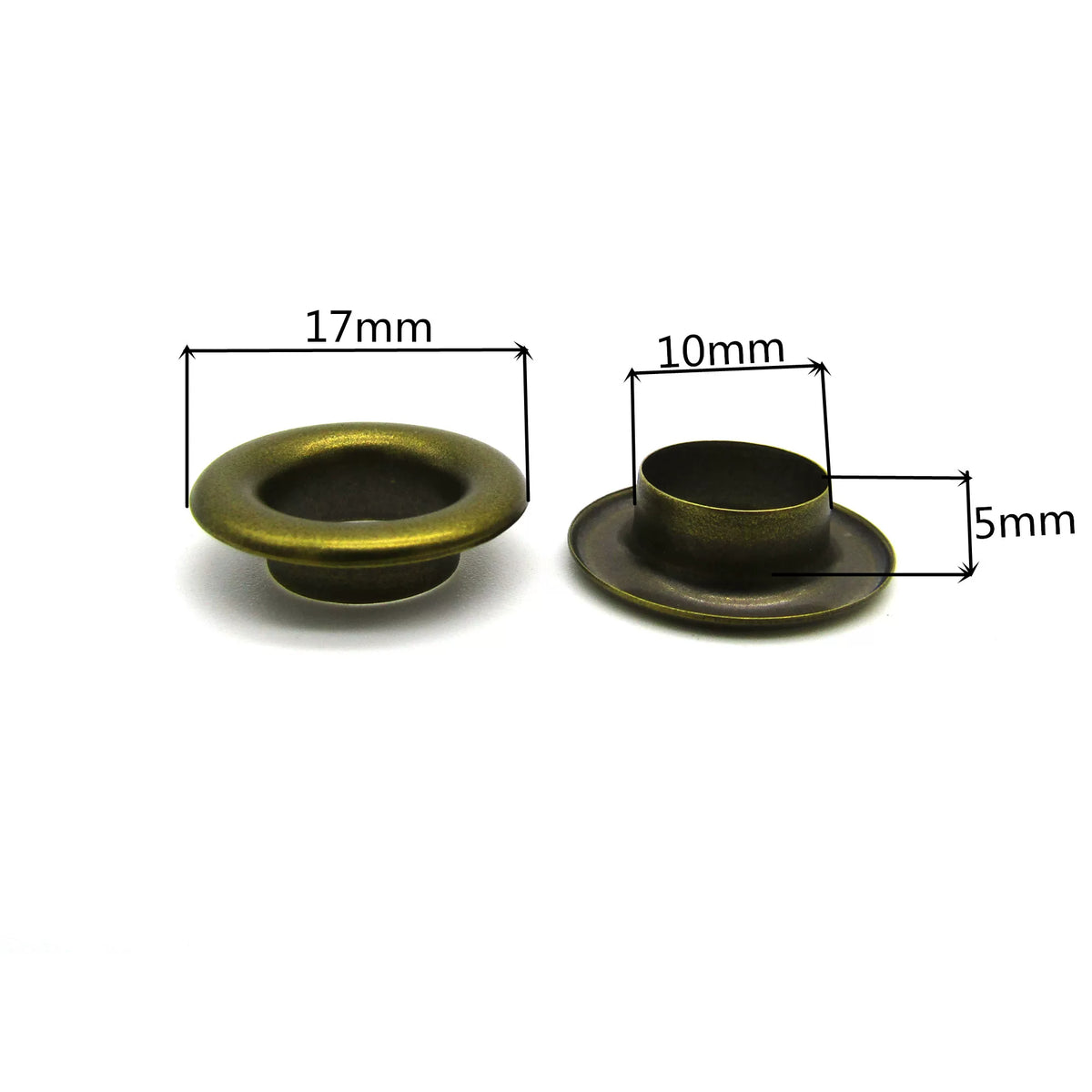 Solid Copper Antique Bronze Tubular Rivet