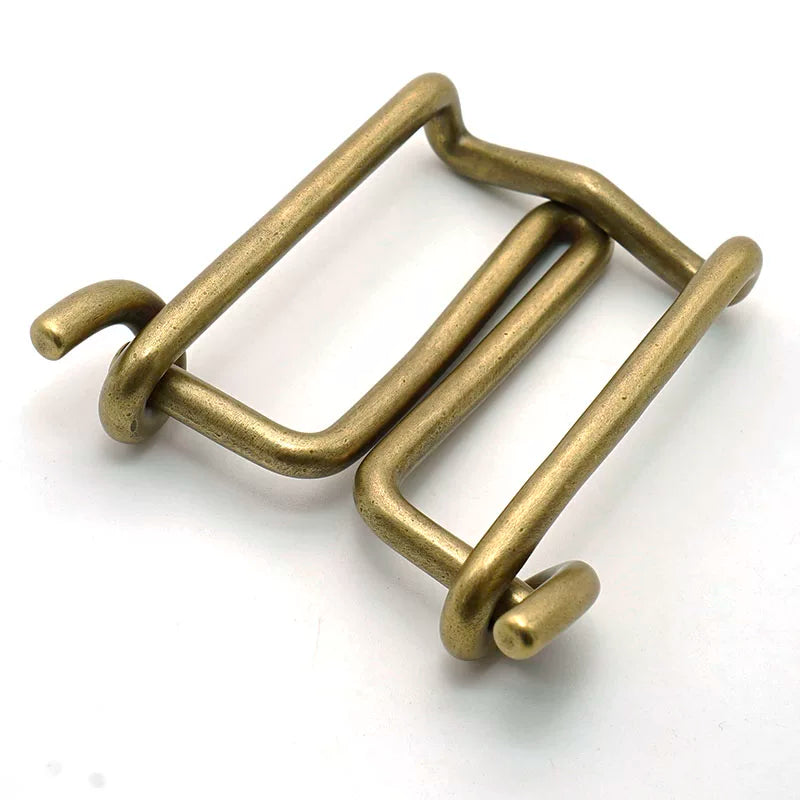 Solid Brass Vintage Men's Belt Buckle