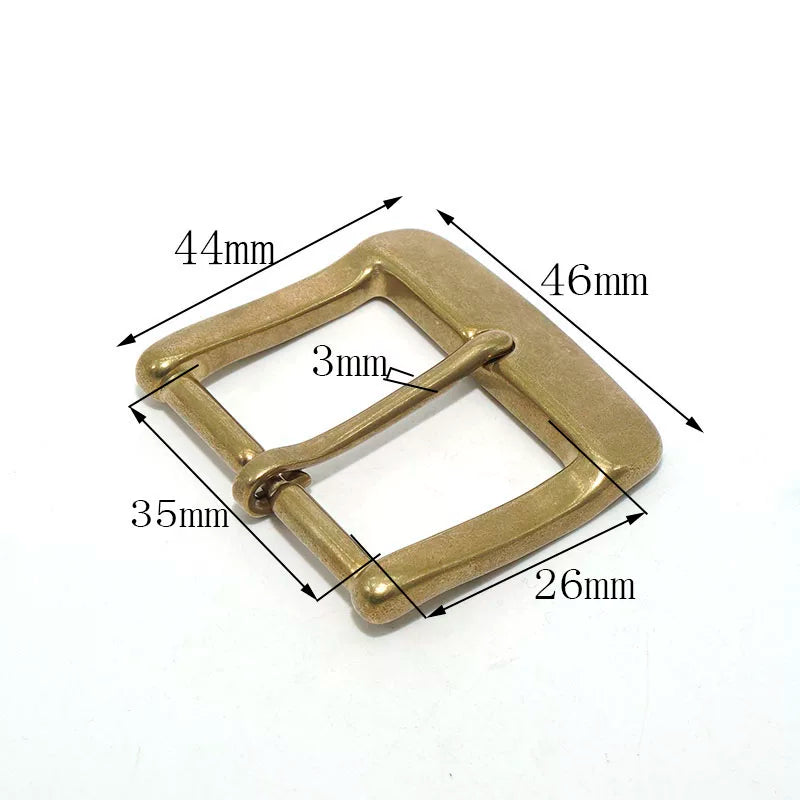 Solid Brass Antique Bronze Vintage Pin Buckle