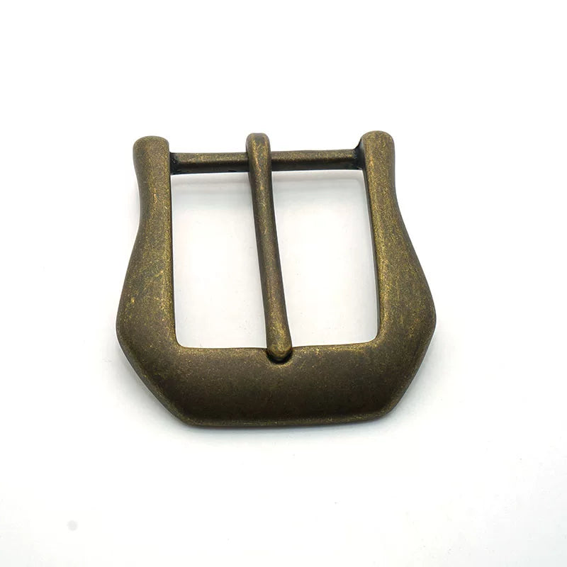 Solid Copper Antique Bronze Men's Pin Buckle