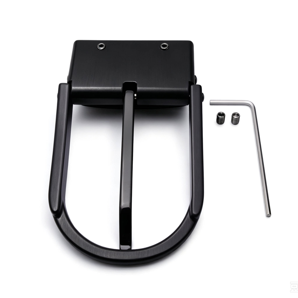 D Shape Rotatable Reversible Belt Buckle for Men, 39mm Single Prong Belt Replacement Buckle