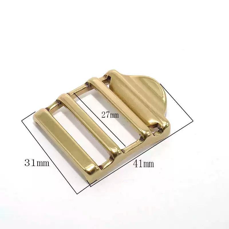 Solid Brass Tri-Bar Slider