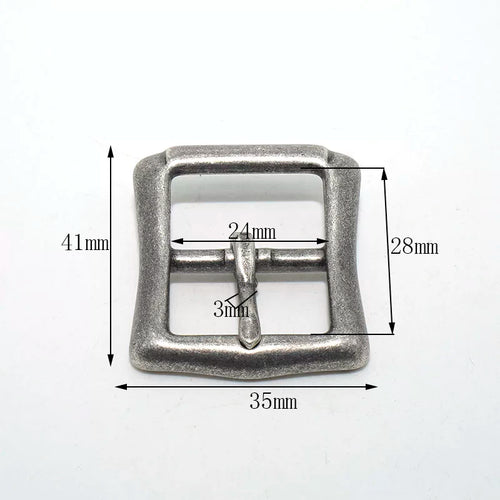 Solid Brass Antique Silver Plated Vintage Tri-Glide Pin