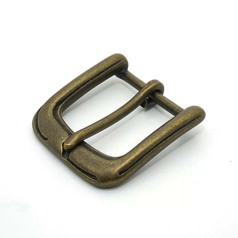 Solid Copper Antique Bronze Vintage Pin Buckle 4cm