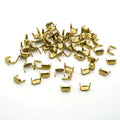 Solid Brass Prong Stud