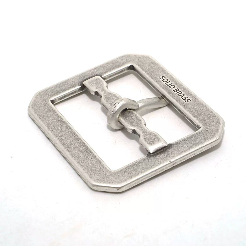 Solid Copper Antique Silver Plated Tri-Glide Pin for 40mm Strap