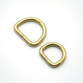 Solid Copper Open D-Ring 10 Pcs