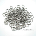 Solid Copper D-Ring 1.8x8mm 100 Pcs