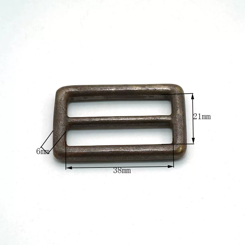 Solid Brass Oxidized Vintage Tri-Glide 38mm