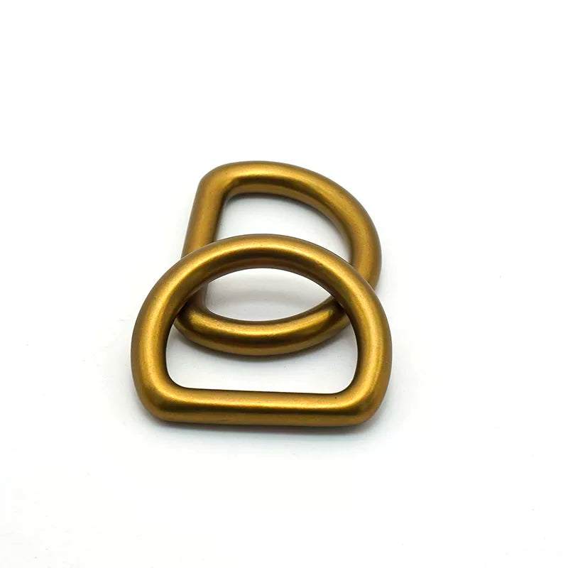 Solid Brass Antique Bronze D-Ring