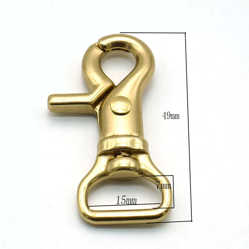 Solid Brass Keychain