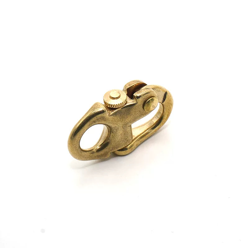 Solid Brass Keychain