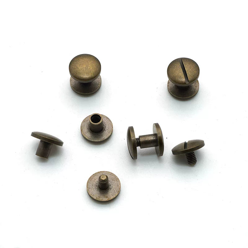 Solid Copper Double Cap Rivet