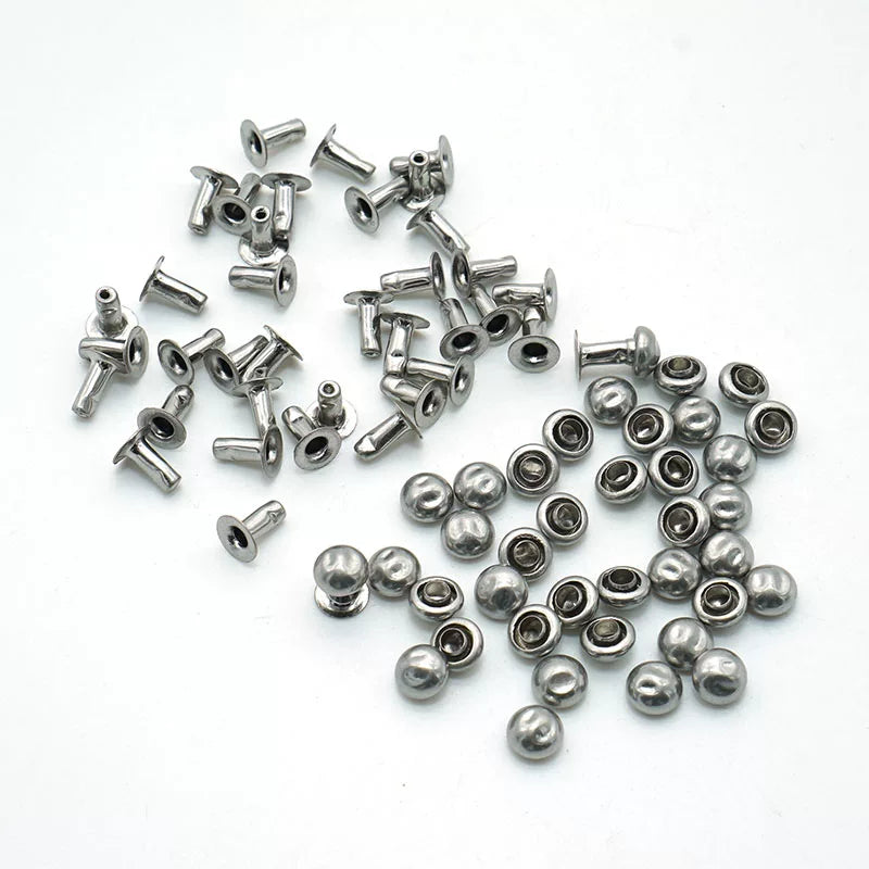 Solid Copper Vintage Rivet 6x6mm