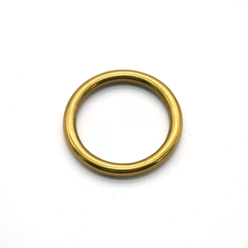 Solid Brass Seamless O-Ring