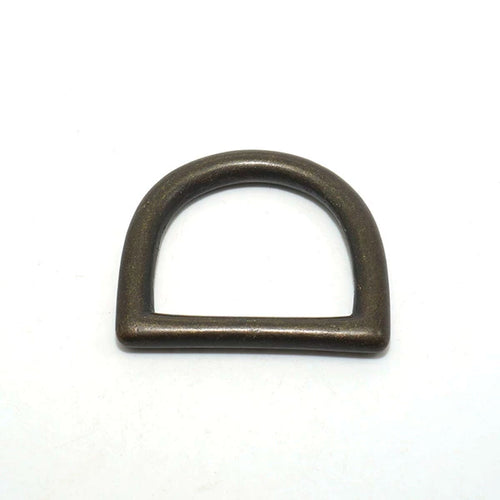 Solid Brass Antique Bronze Vintage D-Ring