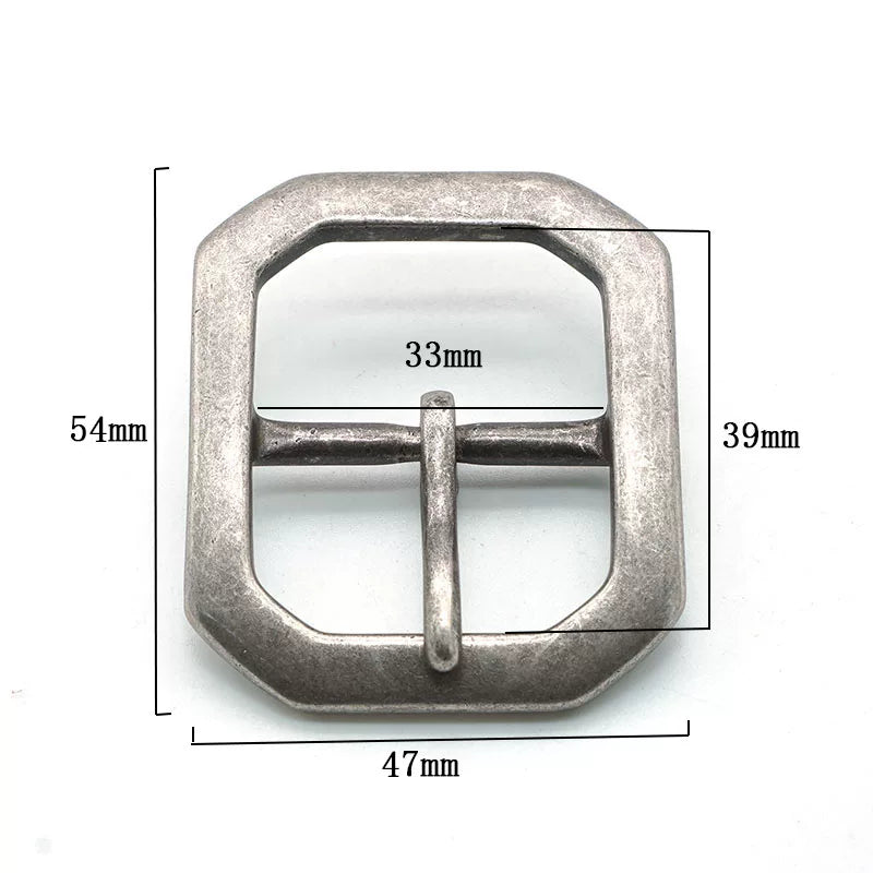 Solid Copper Antique Bronze Western Tri-Glide Pin for 33mm Strap