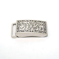 Solid Brass Silver Plated Belt Buckle for 25mm Strap