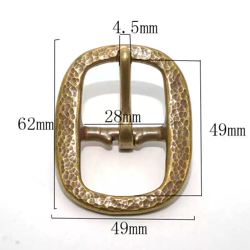 Solid Brass Vintage Men's Belt Buckle