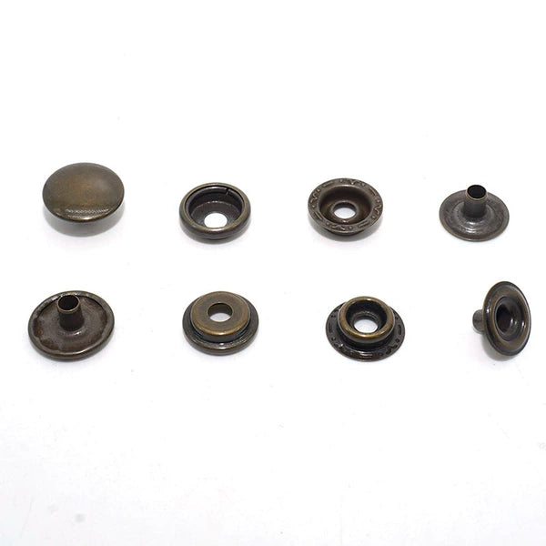Solid Brass Antique Bronze Snap Fastener