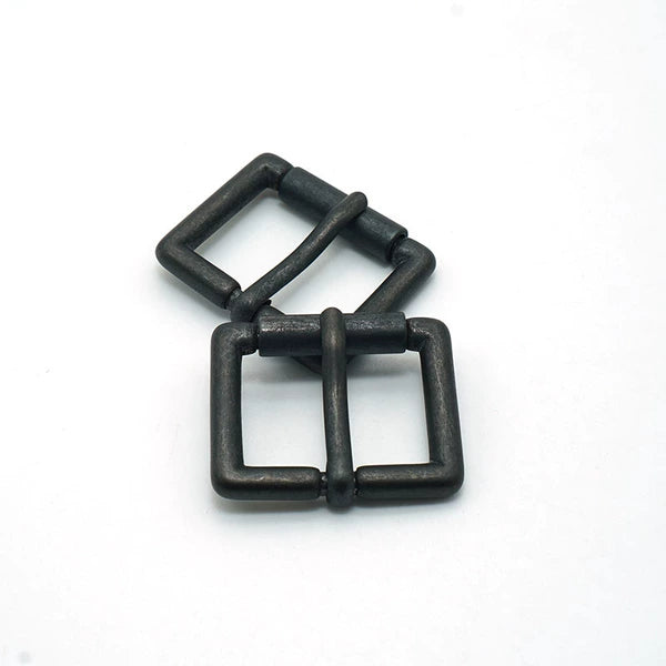 Solid Copper Oxidized Vintage Roller Buckle for 25mm Strap