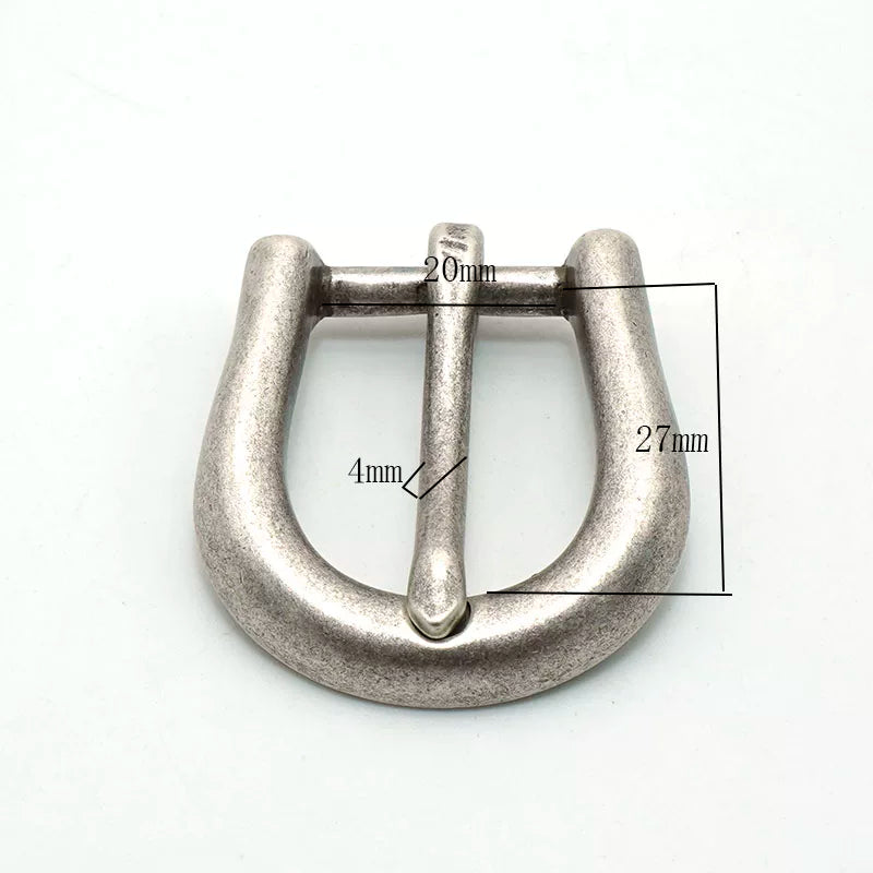 Solid Copper Antique Bronze Women's Pin Buckle
