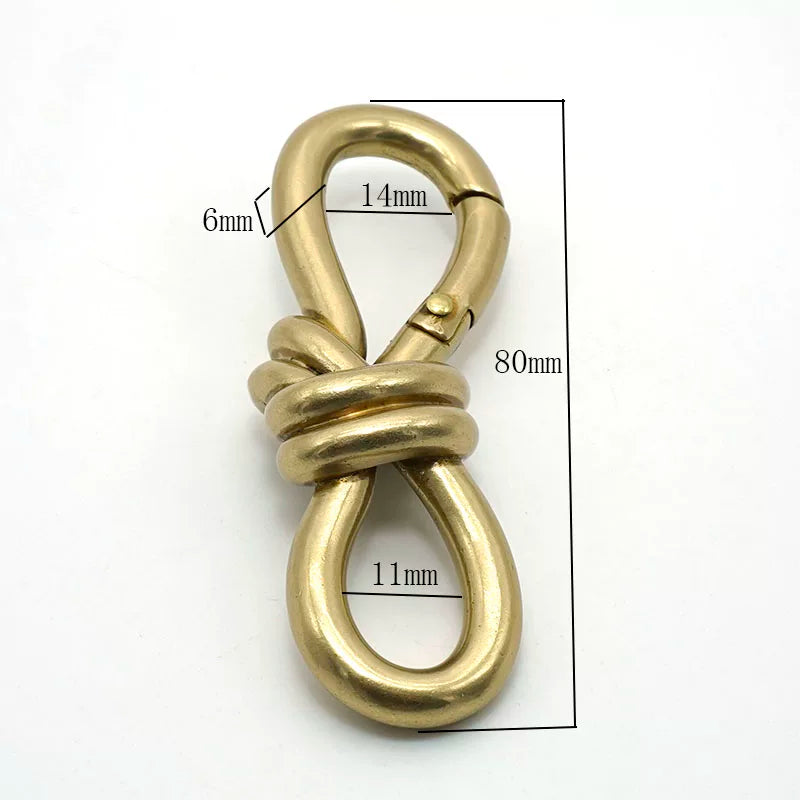 Solid Brass Open Snap Button