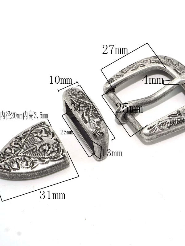 Solid Brass Vintage Belt Buckle