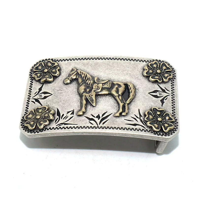Solid Brass Vintage Belt Buckle