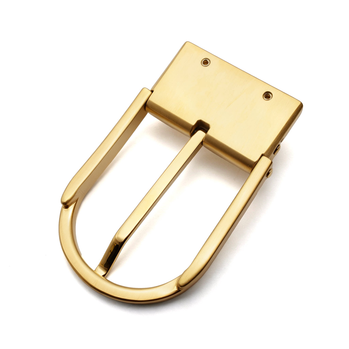 D Shape Rotatable Reversible Belt Buckle for Men, 39mm Single Prong Belt Replacement Buckle