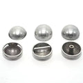 Solid Brass Antique Silver Plated Rivet 25mm